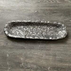 Vintage 1989 Arthur Court Iris Flowers silver plate